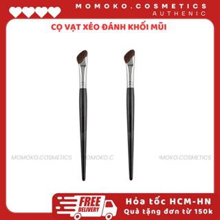 Cọ quạt đánh khối và bắt sáng mũi chuyên nghiệp, Cọ Khối Cọ Xéo Đánh Khối Mũi Đầu Vát Dẹt Lông Mềm Mại Dễ Dàng Sử Dụng