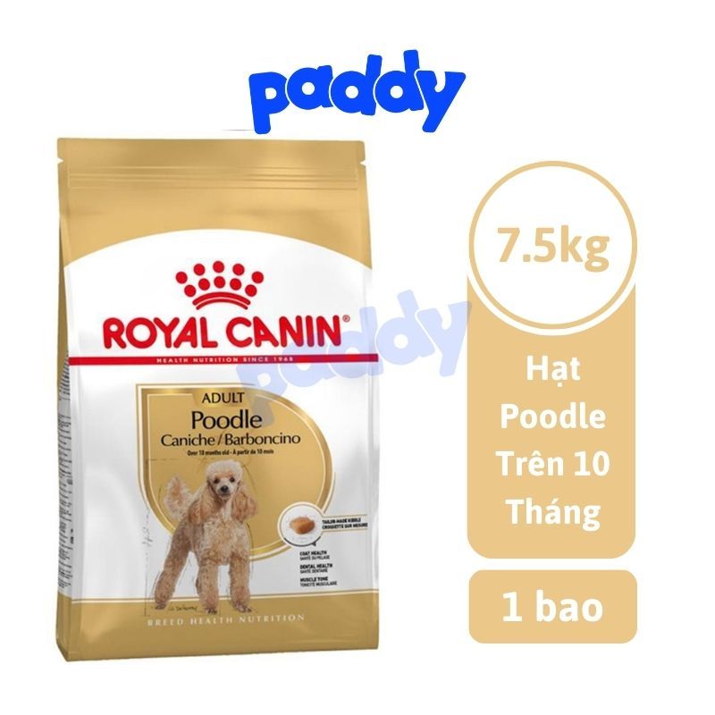 [7.5kg] Hạt Cho Chó Poodle Trưởng Thành Royal Canin Poodle Adult