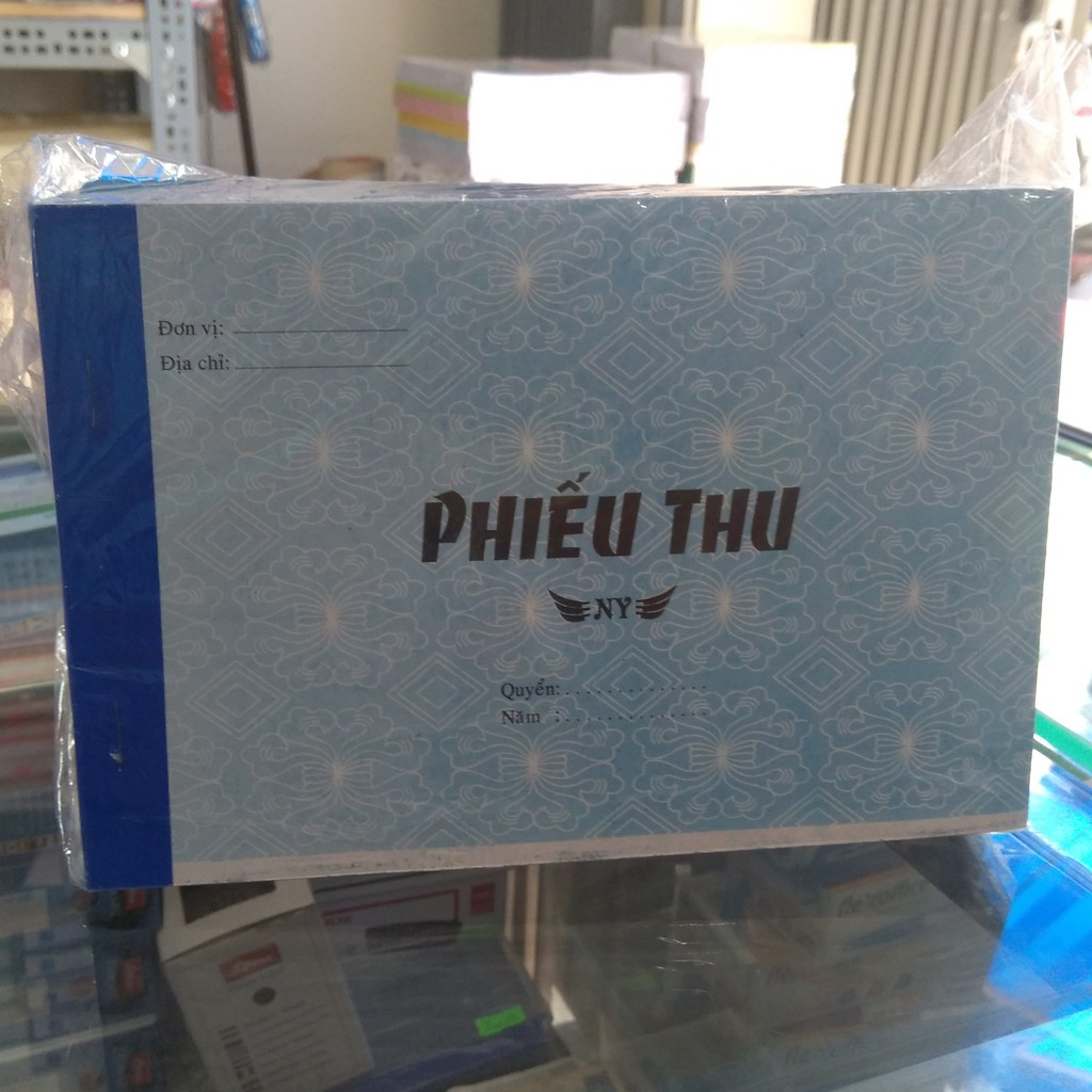 Phiếu Thu 2 Liên Khổ 13x19cm 30-50 Bộ Lốc 10 Quyển