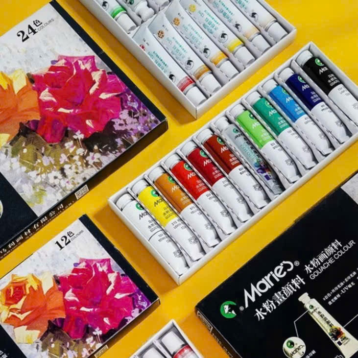 (HỎA TỐC) Màu Gouache Marie's 12ml THEARTSHOP