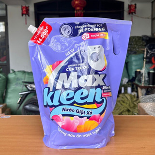  Nước giặt xả Max kleen cửa Trước hương Dấu Ấn Ngọt Ngào 3,6kg 