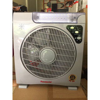  Quạt tích điện Panasonic Nhật Bản 02 Ắc quy tích điện Loại to lên đến 8h Kèm tích hợp đèn siêu sáng 