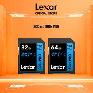Thẻ Nhớ SD Lexar 800x PRO Dung Lượng 32GB-64GB 150MB/s UHS-I U3 Tương Thích Máy Ảnh DSLR
