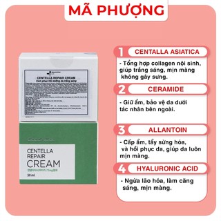 Kem dưỡng ẩm phục hồi da CENTELLA GOODNDOC