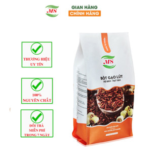  Bột Gạo Lứt Giảm Cân Bột Gạo Lức Lợi Sữa Hạt Sen Mè Đen Tách Béo Nguyên Chất Plus Bầu -  MS  