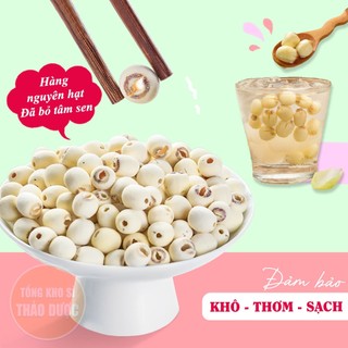 Hạt sen 1kg, sen Huế khô, thơm, bở, bùi, nguyên liệu nấu chè, nấu sữa hạt, cháo, hầm canh