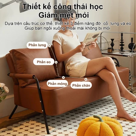 Ghế sofa vải, phòng khách, phòng cho thuê đơn giản, kiểu dáng nhỏ, đậu hũ xếp thẳng hàng. | BigBuy360 - bigbuy360.vn
