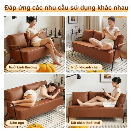 Ghế sofa vải, phòng khách, phòng cho thuê đơn giản, kiểu dáng nhỏ, đậu hũ xếp thẳng hàng. | BigBuy360 - bigbuy360.vn
