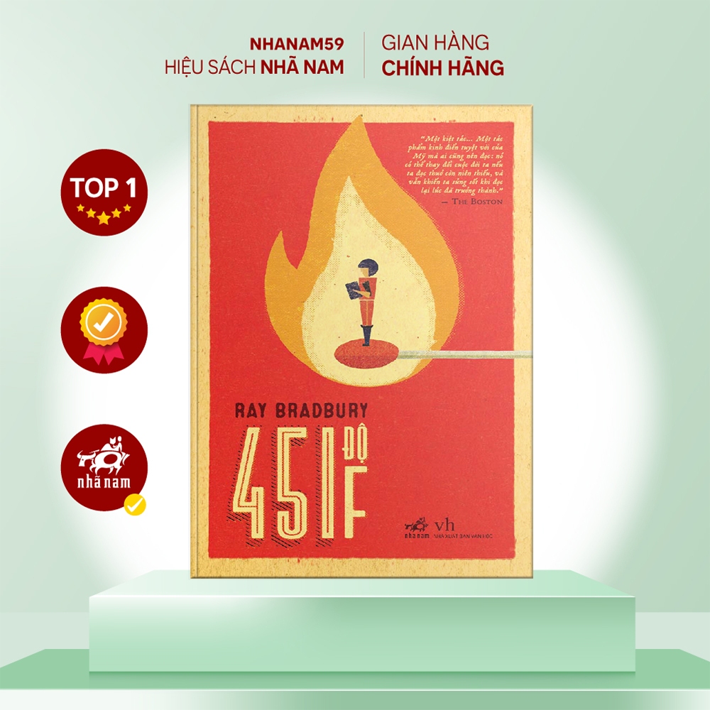 Sách - 451 độ F (Ray Bradbury) (Bìa cứng)