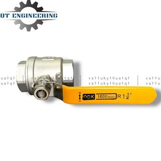 Van Bi Tay Gạt Nối Ren Inox 304 Phi 49-76mm