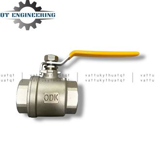Van Bi Tay Gạt Nối Ren Inox 304 Phi 49-76mm