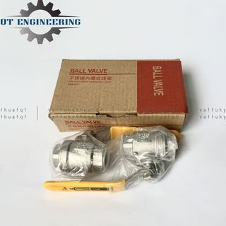 Van Bi Tay Gạt Nối Ren Inox 304 Phi 49-76mm
