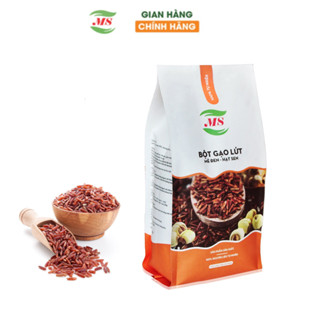  Bột Gạo Lức Giảm Cân Bột Gạo Lứt Lợi Sữa Hạt Sen Mè Đen Tách Béo Nguyên Chất Huyết Rồng X3 Plus Bầu Organic -  MS  500g 