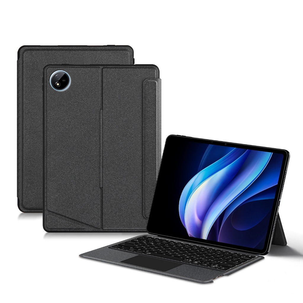 Bao da bàn phím Vivo Pad 5 Pro có Touchpad, giá đỡ, đèn LED, có thể tháo rời