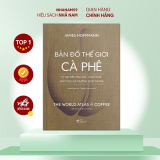  Sách - Bản đồ thế giới cà phê  The world atlas of coffee   Bìa cứng  