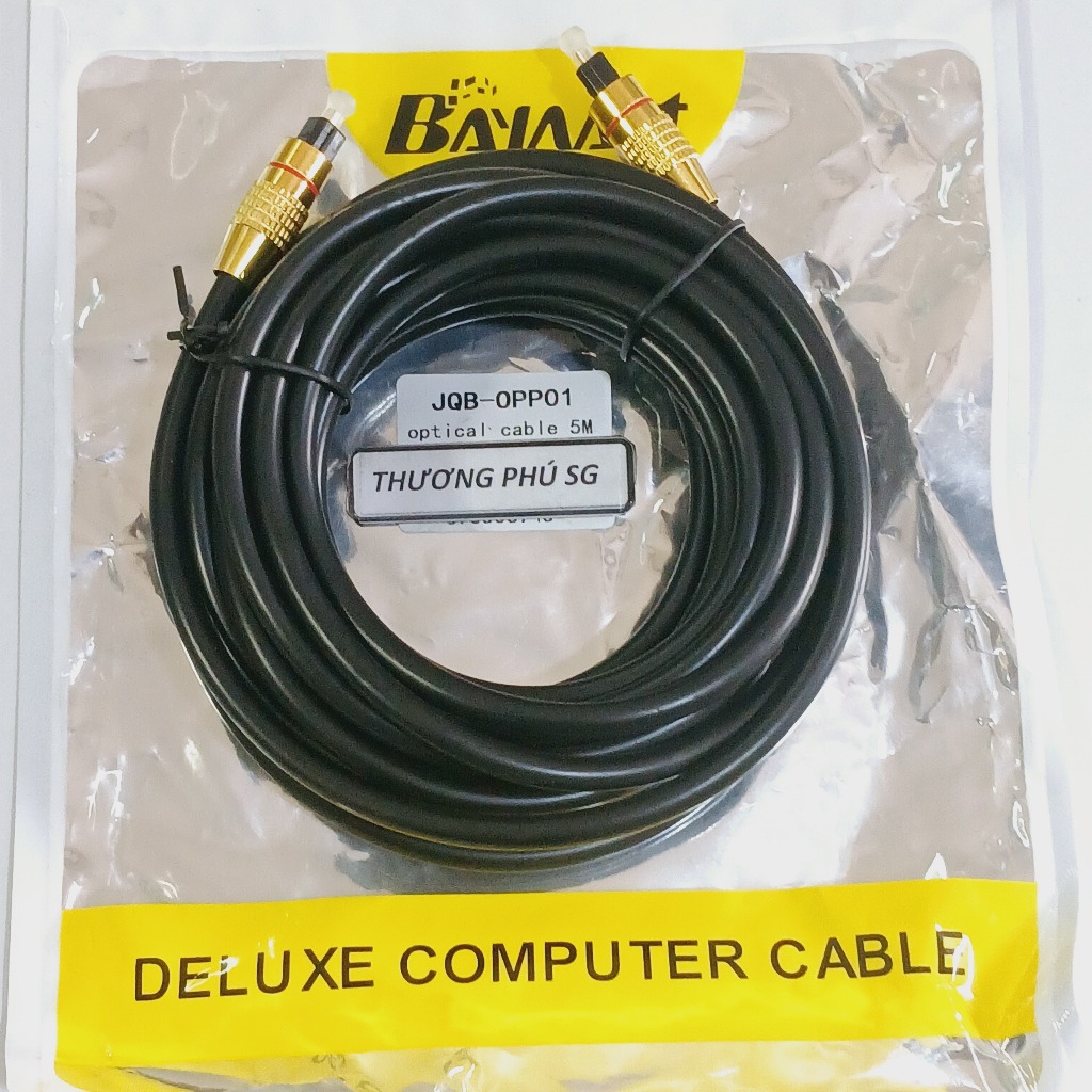 Cáp âm thanh Quang Optical Audio dài 5m / Cáp quang âm thanh Optical Cable Audio JQB - OPPO