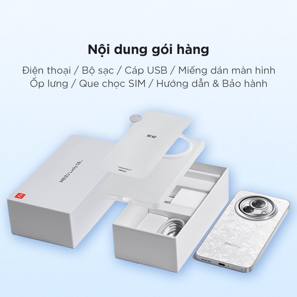 Điện Thoại Meizu Lucky 08 | Màn Hình LTPO Amoled 6.78" 144Hz | Snapdragon 7s Gen 2 |  Pin 6000mAh Sạc 33W | Chính Hãng | BigBuy360 - bigbuy360.vn