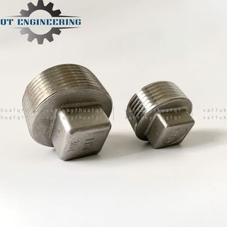 Nút Bịt Ren Ngoài Inox 304 Phi 13mm-60mm