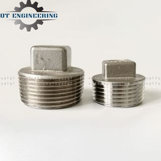 Nút Bịt Ren Ngoài Inox 304 Phi 13mm-60mm