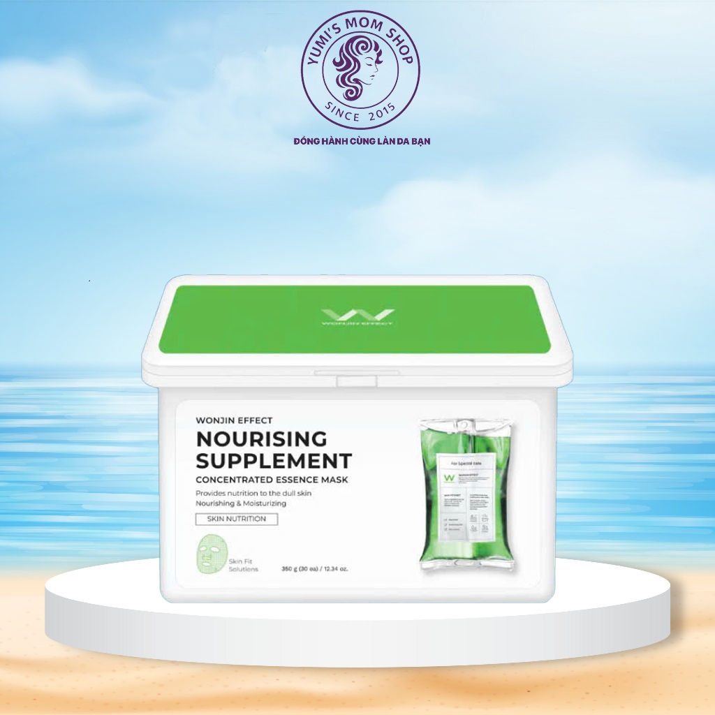 Hộp 30 Miếng Mặt Nạ Giúp Truyền Năng Lượng Wonjin Effect Nourising Supplement 350g (hộp 30 Mask)