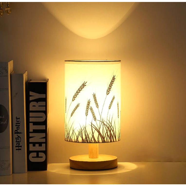 Đèn ngủ để bàn học bằng gỗ ánh sáng ban đêm Đèn trang trí phòng ngủ, phòng học đèn led deco