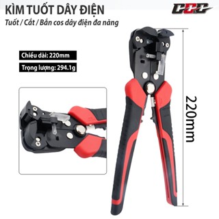   Giá ưu đãi  Kìm tuốt dây điện tự động,cắt dây bấm cos Đa năng 