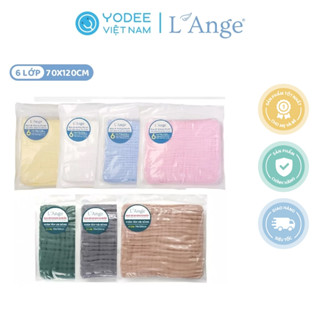 L'Ange Khăn tắm vải bông 6 lớp 70x120cm