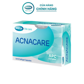 [LIVE] Viên uống giảm mụn, giảm nhờn - Kẽm, Crôm, D.Salina, Vitamin C, Vitamin E - ACNACARE Mega We Care