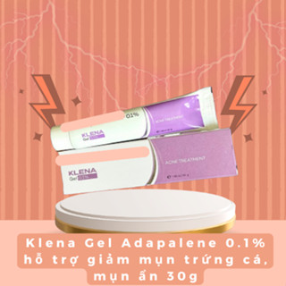 Kem mụn Klena Forte 0.1%, Chấm mụn giúp cải thiện mụn ẩn, mụn đỏ, mờ thâm - Dược mỹ phẩm Ấn Độ - 30g