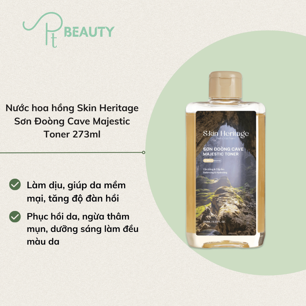 Nước hoa hồng Skin Heritage Sơn Đoòng Cave Majestic Toner 273ml