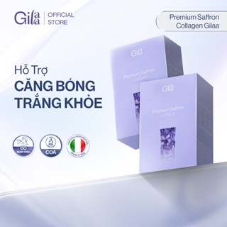 Combo 2 Hộp TPBS Gilaa Premium Saffron Collagen (60 Gói x 2g) - Dạng Bột