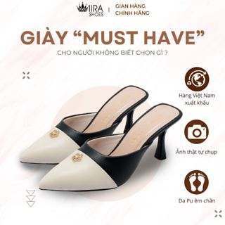 Dép Cao Gót MIIRA MR06 Size 35-42, Guốc Cao Gót Nữ Êm Chân Tôn Dáng cao 5-7cm (Tăng 1 size phom nhỏ)