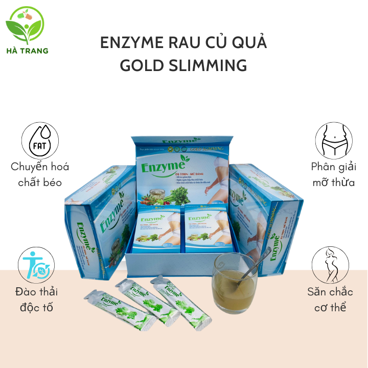 [Date 6/2026] Thực phẩm bảo vệ sức khoẻ Enzyme Gold Slimming - Eo thon giữ dáng