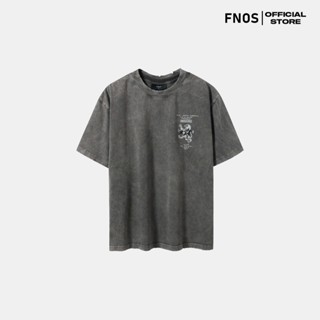 FNOS l ASHED BOXY TEE WITH PRINTS AND PATTERNS - TWG33