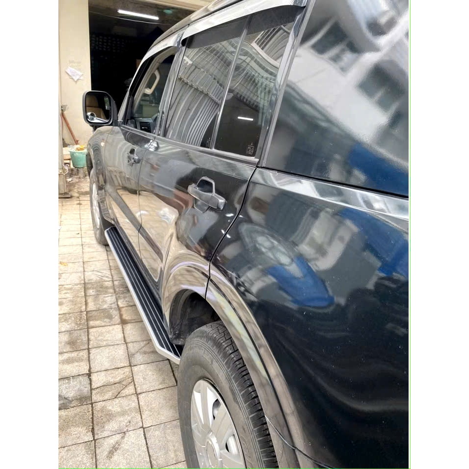 Bậc Lên Xuống, Bệ Bước Chân Xe Mitsubishi Pajero Sport MẪU MỚI NHẤT 2013 đến 2016