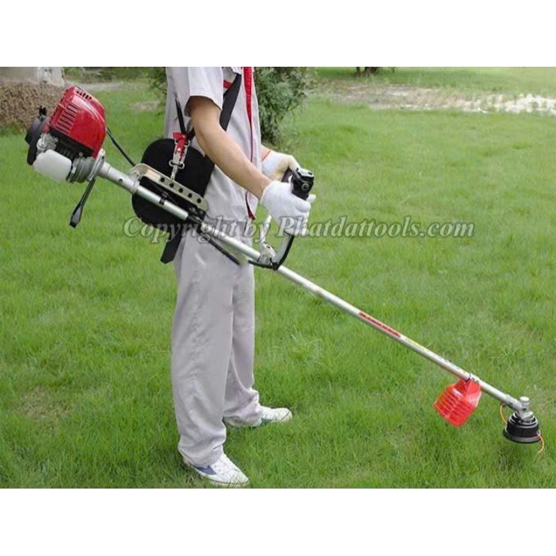 Máy cắt cỏ GX35- động cơ 4 thì dùng cắt cỏ gặt lúa