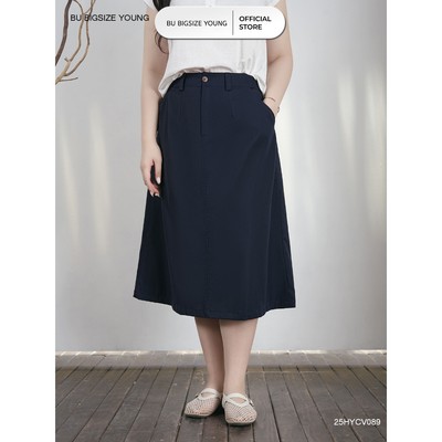 Chân váy A dáng dài BIGSIZE (55kg đến 95kg) - 25HYCV089 - [BU Bigsize Young]