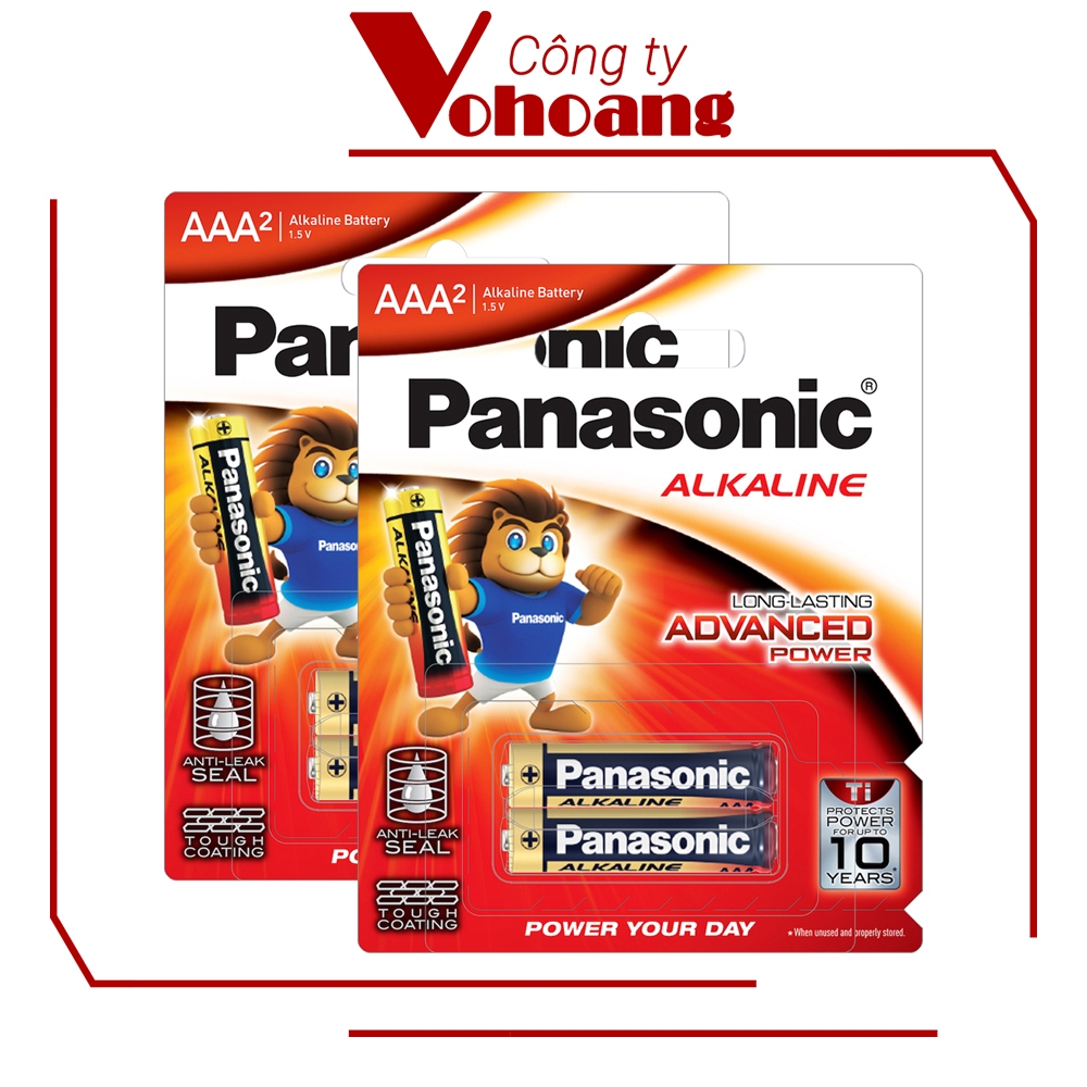 Bộ 4 pin Panasonic Alkaline AAA LR03T (Gold)