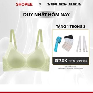 Áo Lót Áo Ngực Áo Bra Nữ ALX1 Chất Su Lạnh Mút Mỏng Không Gọng Thoáng Mát Gom Quả Chống Xệ - Yours Bra