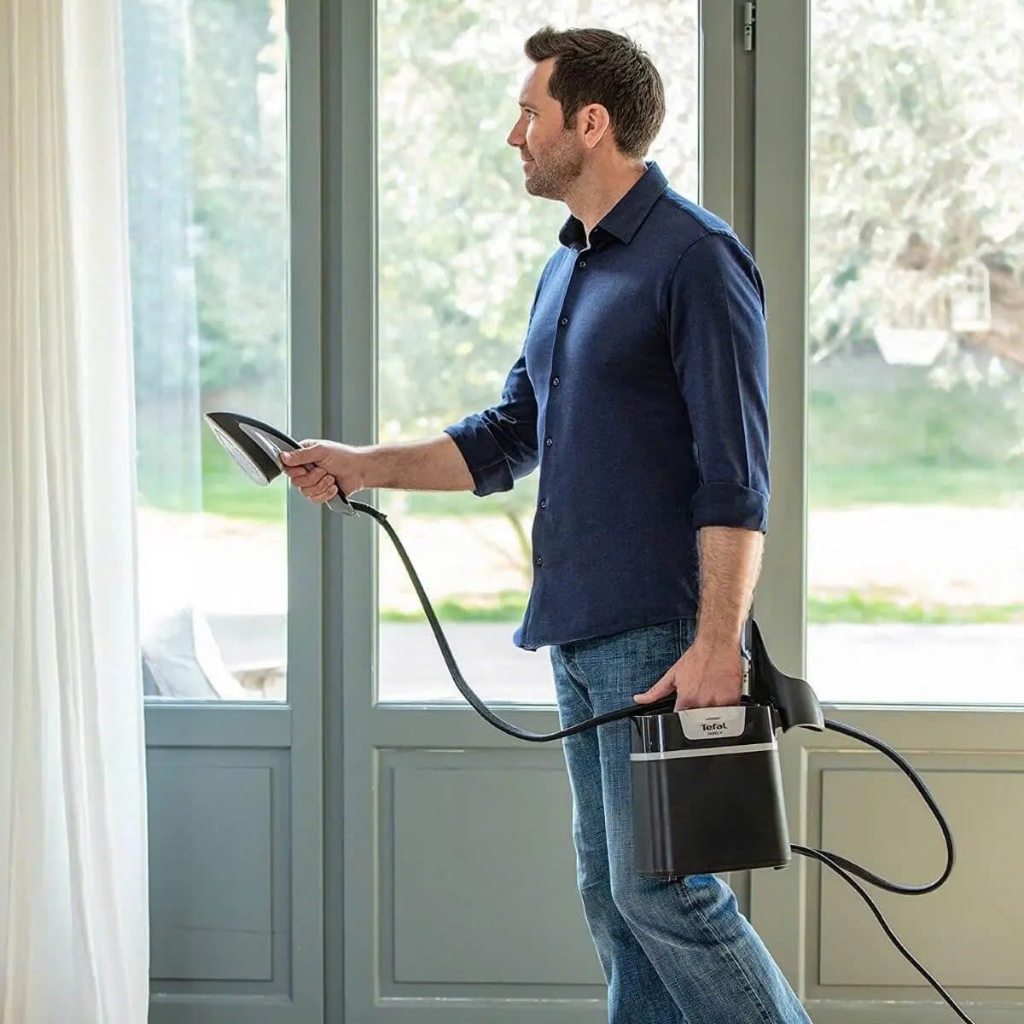 Bàn Ủi Hơi Nước Đứng Tefal QT1510E0 1L Đen