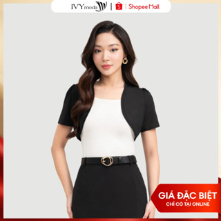 Áo thun mỏng khoác ngoài dáng Croptop IVY moda MS 61T0233