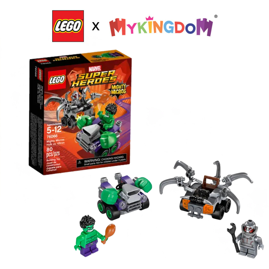 Lắp ráp LEGO người khổng lồ xanh đại chiến Ultron 76066