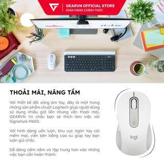 Chuột không dây Bluetooth Silent Logitech Signature M650  BH 12 tháng