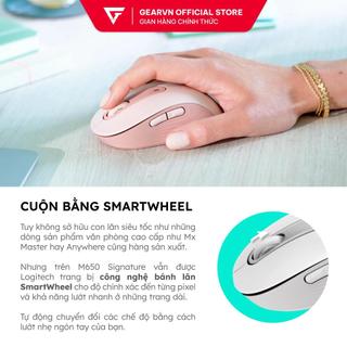 Chuột không dây Bluetooth Silent Logitech Signature M650  BH 12 tháng