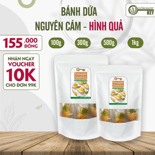 Bánh dứa nguyên cám và mật ong Healthy Key - bánh nguyên cám nhân mứt eatclean, thơm ngon, ít ngọt