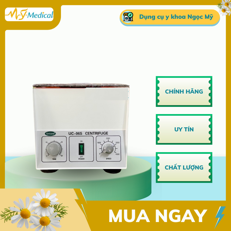 Máy li tâm 6 ống UC-06S( vỏ sắt)