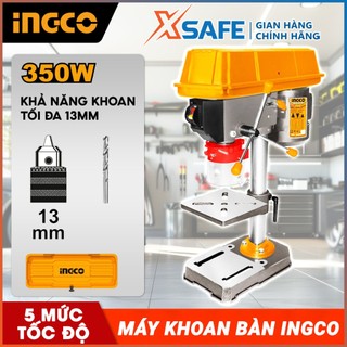  Máy khoan bàn 350W INGCO DP133505 khả năng khoan tối đa 13 mm chiều cao máy 590mm - XSAFE 