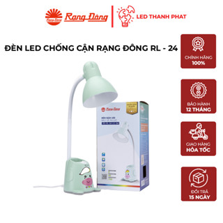 Đèn học để bàn Rạng Đông LED chống cận bảo vệ thị lực cho bé RD-RL-24 5W BH 2 Năm