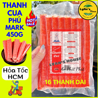 (HCM - Hỏa Tốc) Thanh Cua PHÚ MARK 450g – 16 Thanh Dài, Thơm Ngon Chuẩn Vị, Làm Món Ăn Vặt / Lẩu / Salad, Đồ Viên Chiên