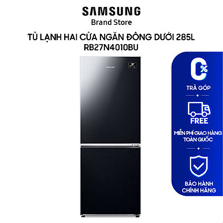 [MIỄN PHÍ VẬN CHUYỂN] Tủ Lạnh Samsung Ngăn Đông Dưới với Optimal Fresh Zone 285L màu Đen RB27N4010BU/SV